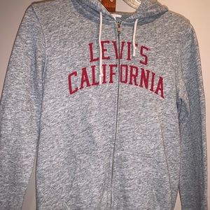 LEVIS full zip up light grey jacket